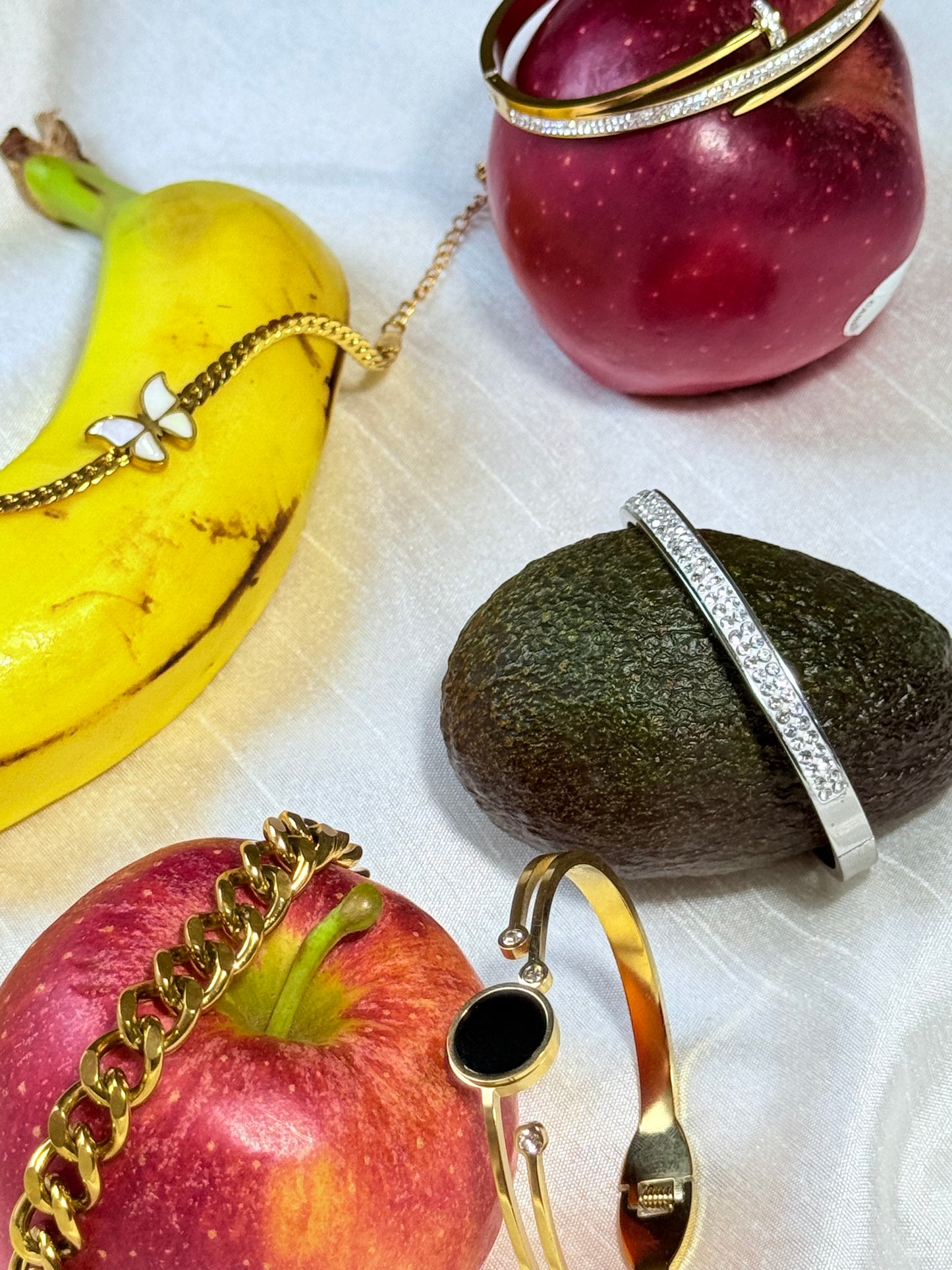 Elegance Silver Sparkle Bangle