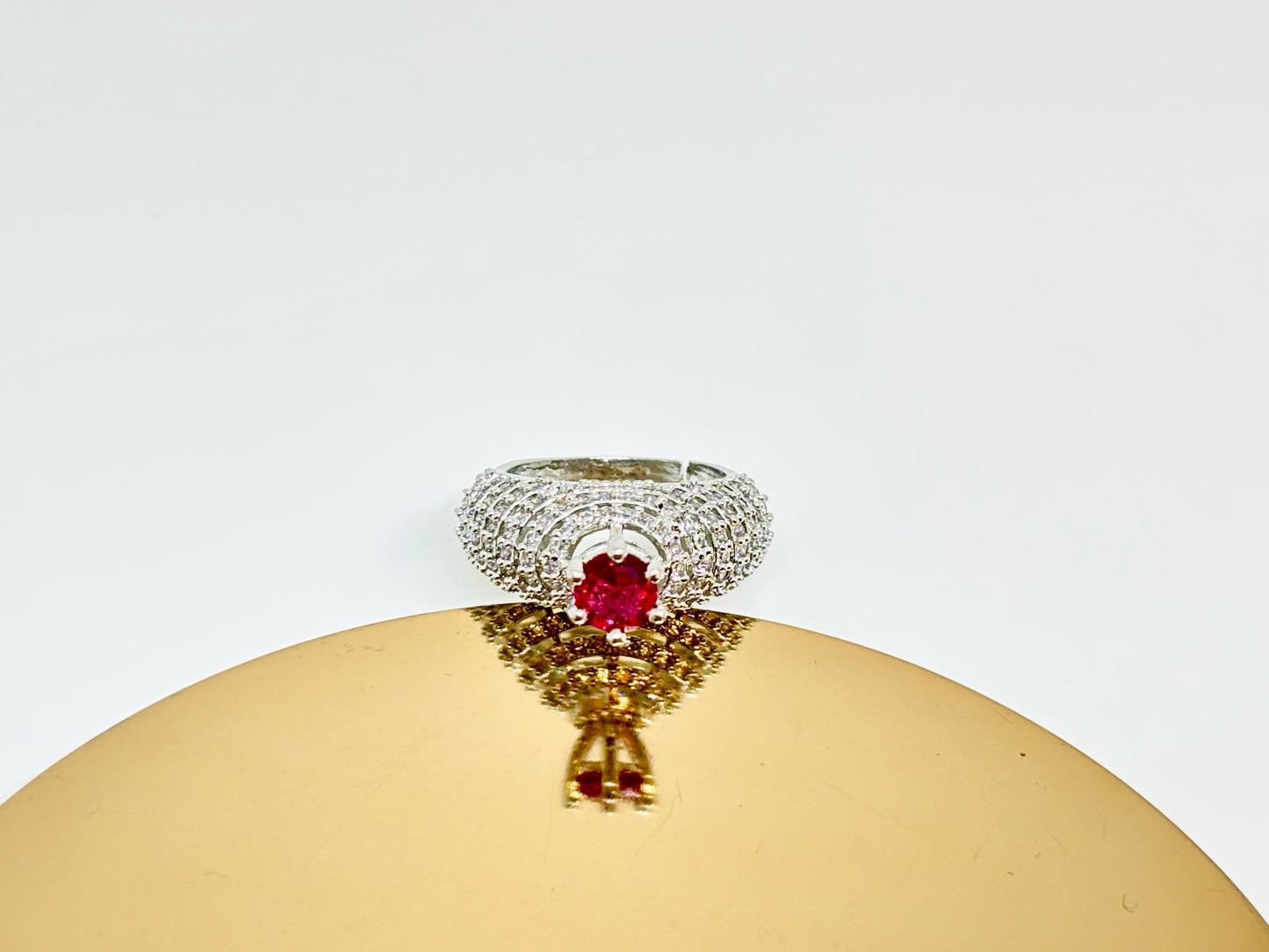 Emerald-Eyed Statement Ring