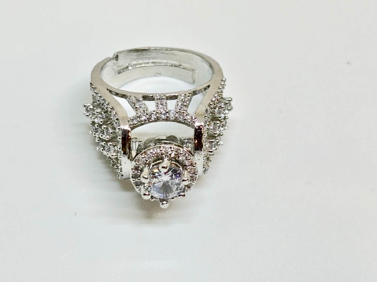 Majestic Ruby Crown Statement Ring