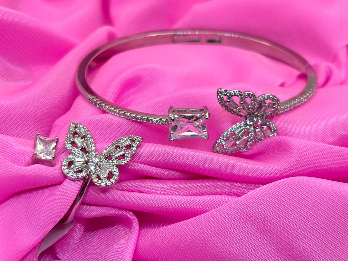 Butterfly Elegance Jewelry ring & bracelet