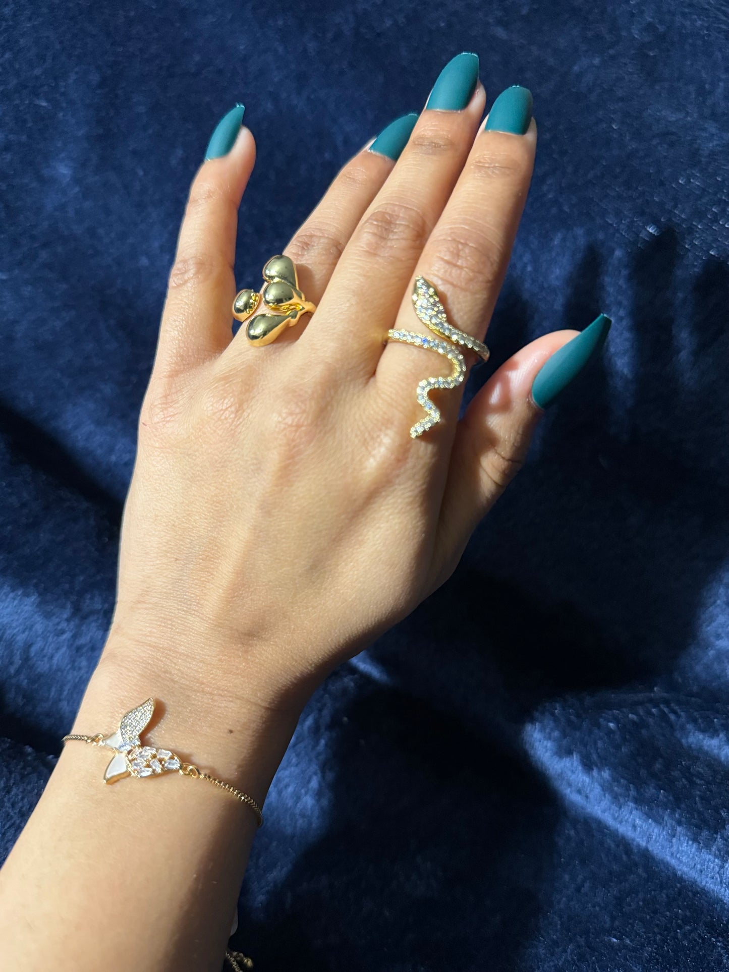 Liquid Gold Drip Ring