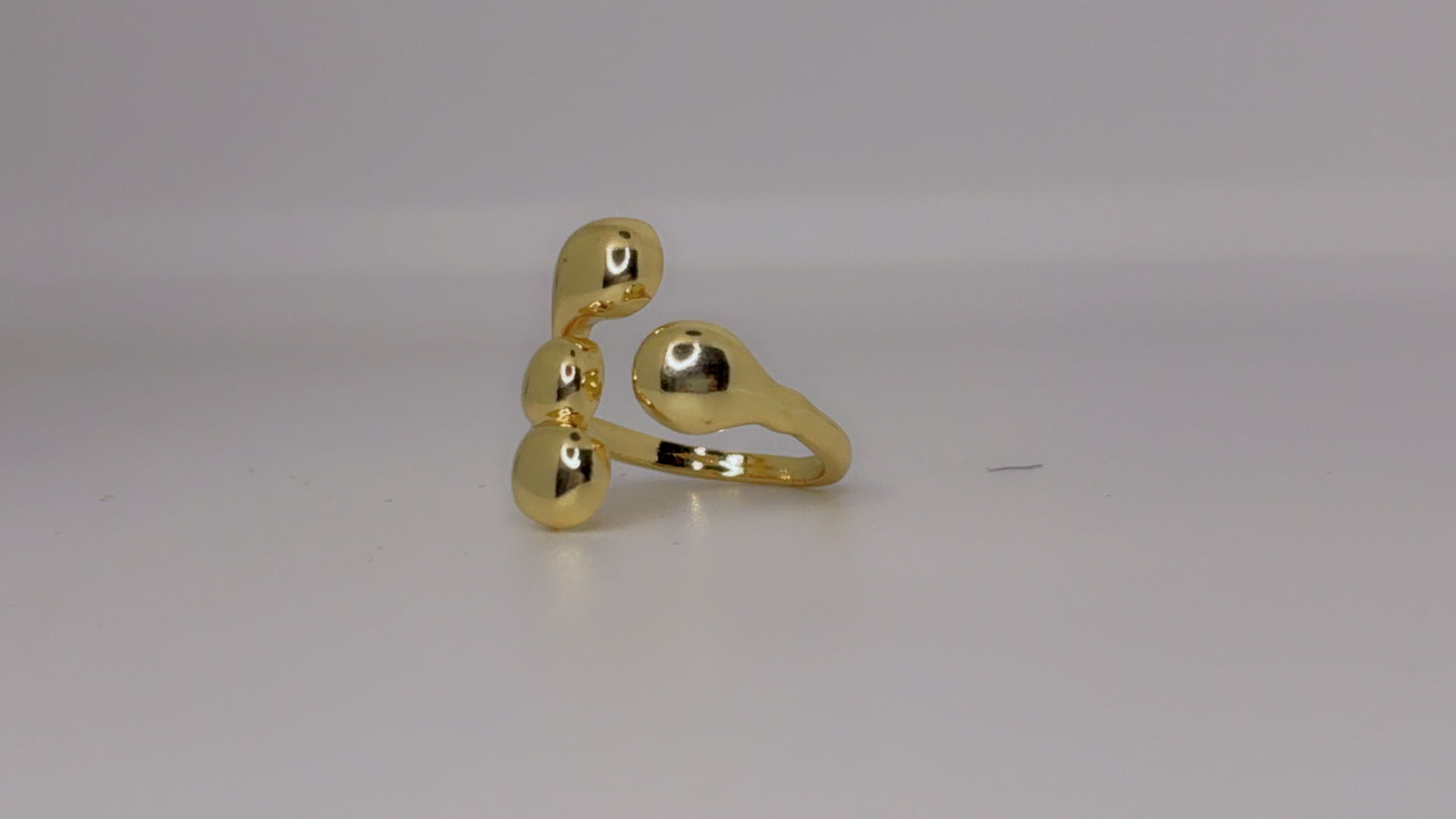 Liquid Gold Drip Ring