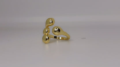 Liquid Gold Drip Ring