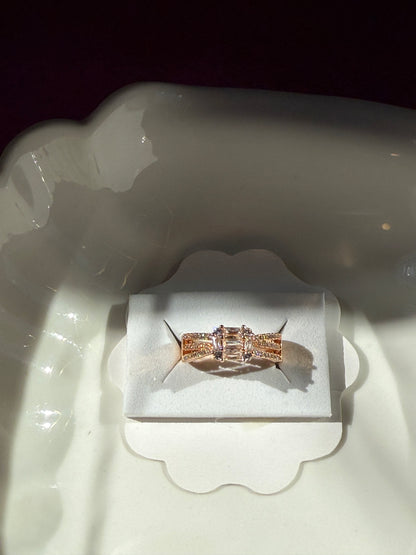 Adjustable Regal Baguette adjustable Ring.