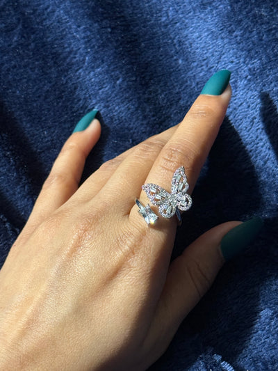 Butterfly Elegance Jewelry ring & bracelet