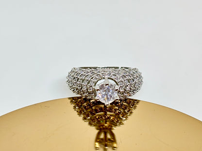 Emerald-Eyed Statement Ring