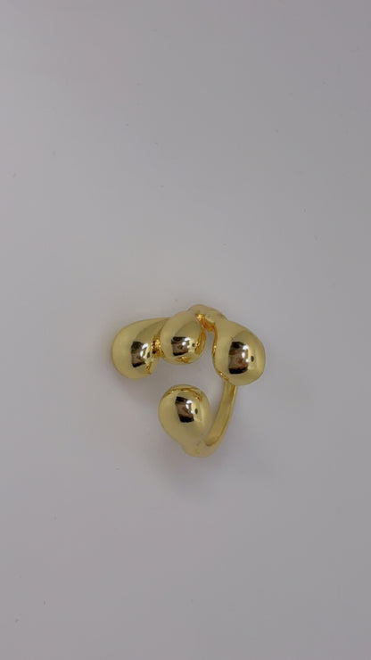 Liquid Gold Drip Ring