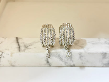 Luxe Cascade Hoop Earrings