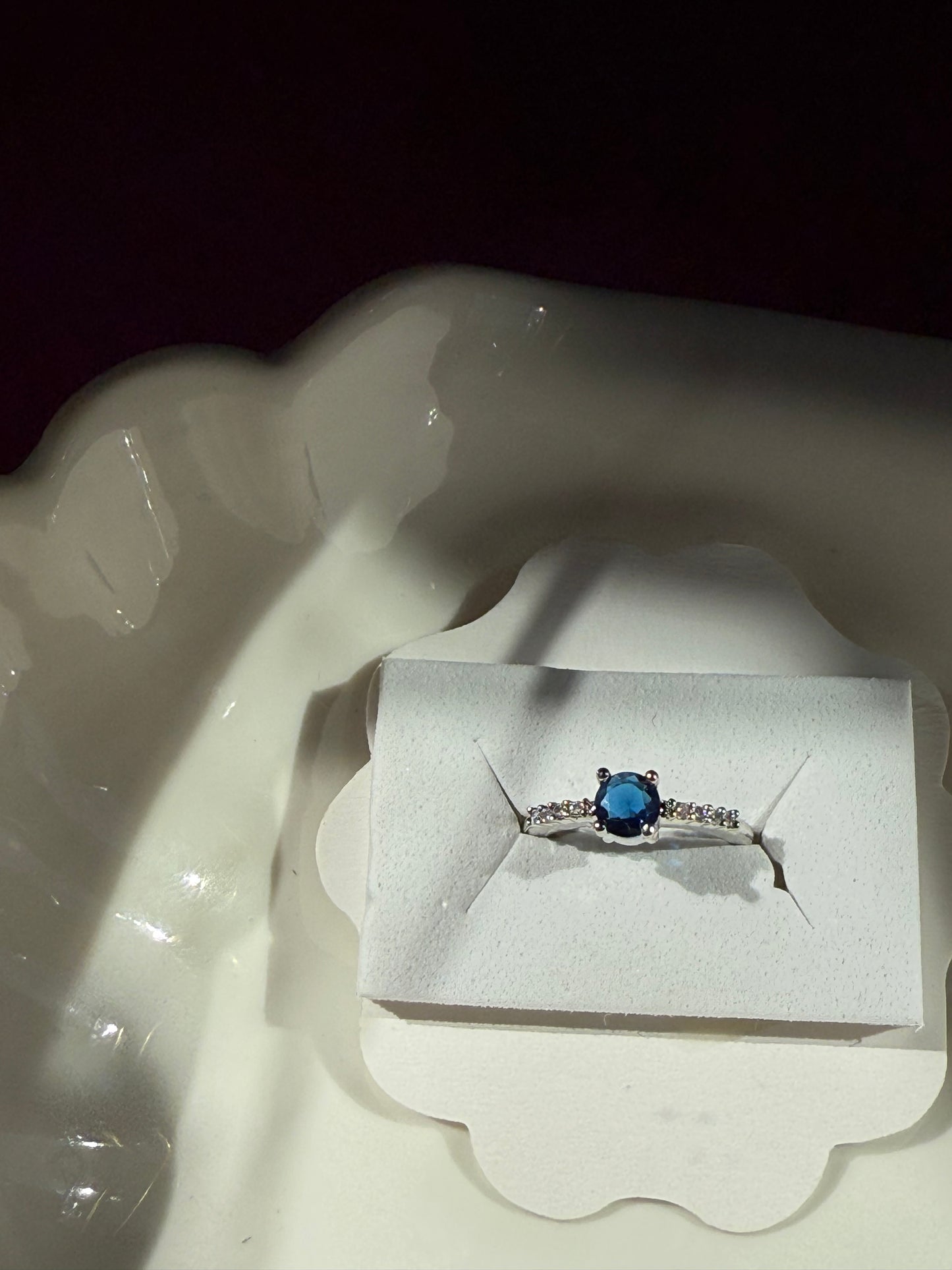 Sapphire Serenity Ring