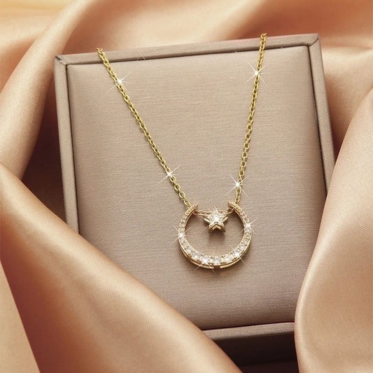 Sun Moon Star Necklace