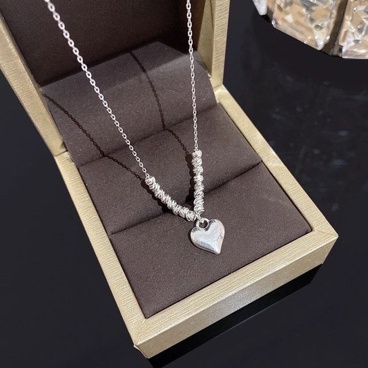 Solid Silver Heart Necklace
