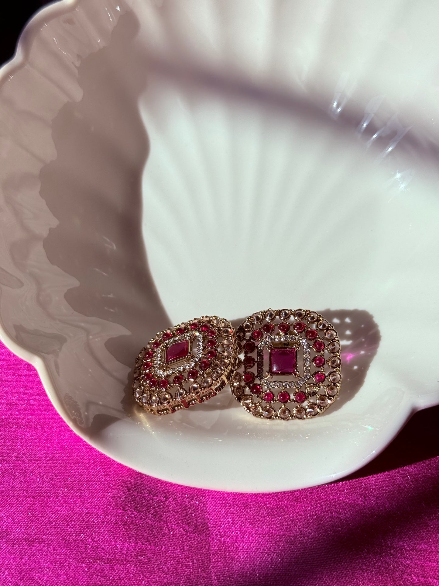 Golden Radiance Stud Earrings