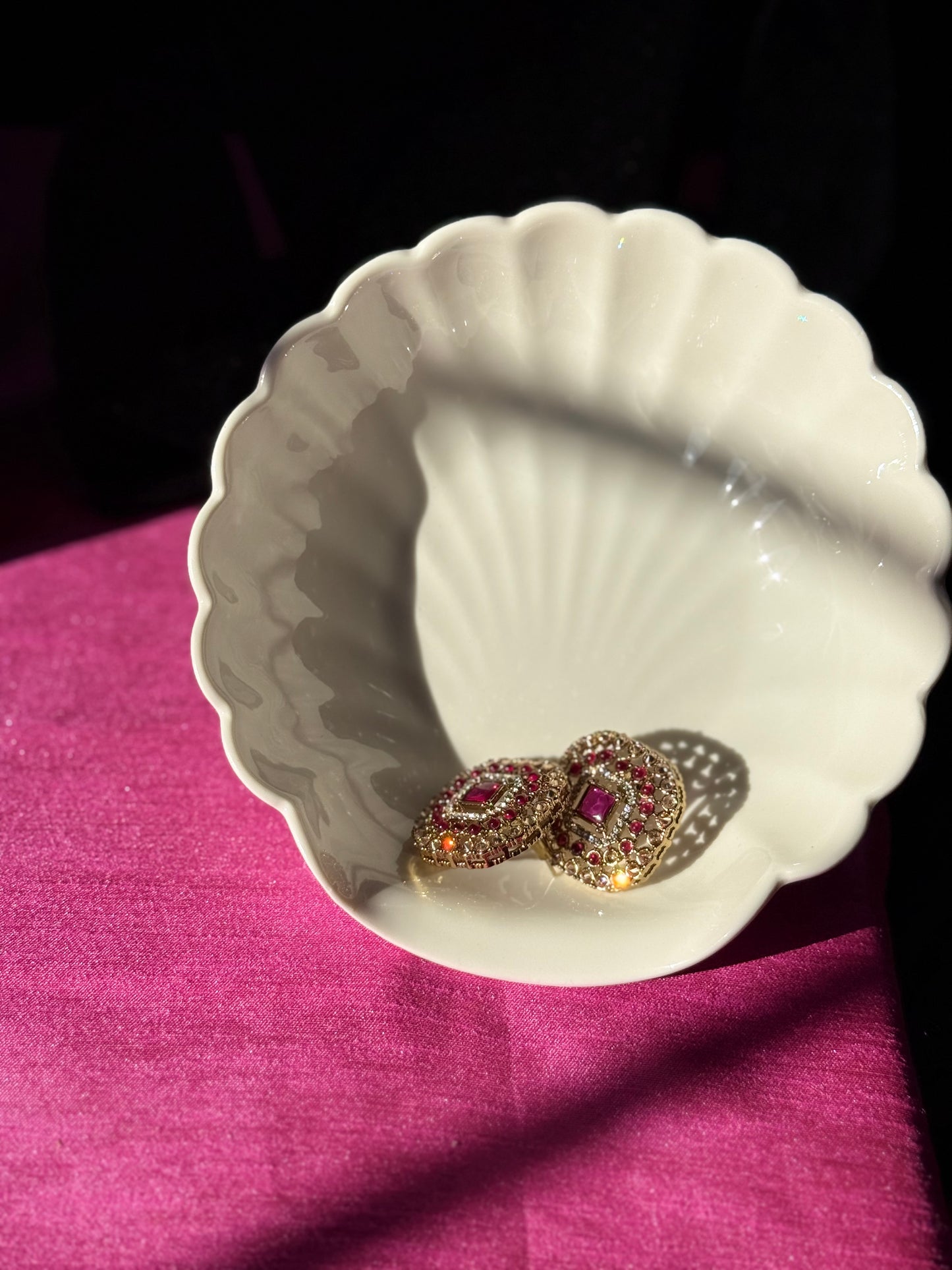 Golden Radiance Stud Earrings