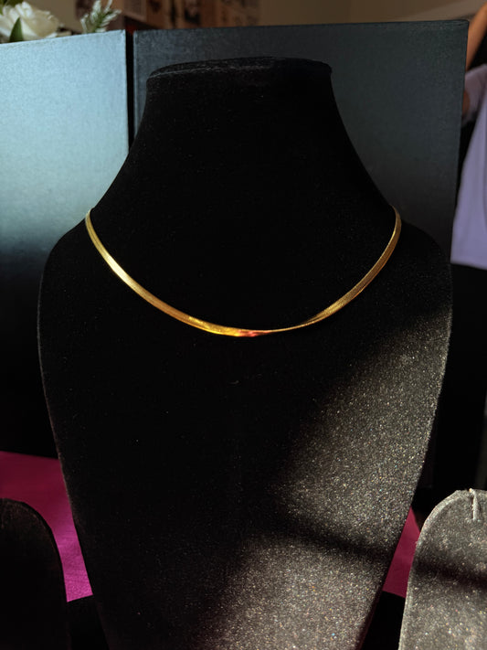 Snake skin Glow Sleek Chain