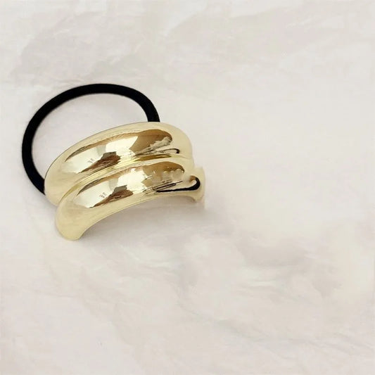Gold/Silver Plated Doublet Hair Tie