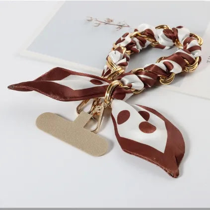 Polyester Metal Mobile Phone Lanyard