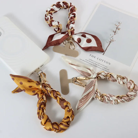 Polyester Metal Mobile Phone Lanyard