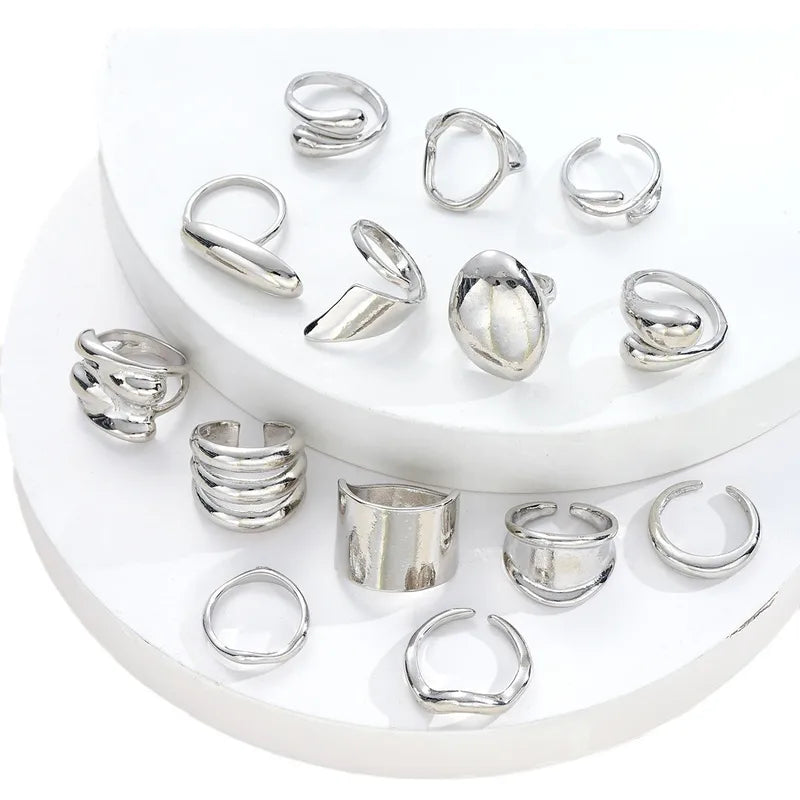 Gold/Silver Plated Stackable Rings