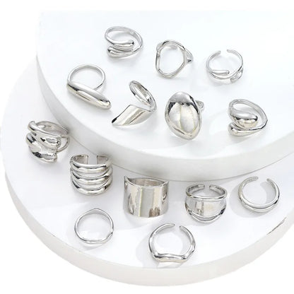Gold/Silver Plated Stackable Rings