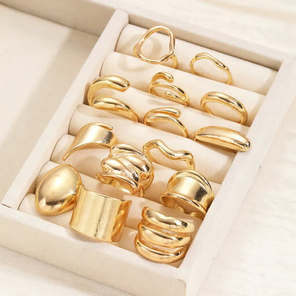 Gold/Silver Plated Stackable Rings