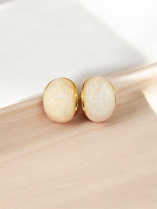 Marble Glow Studs