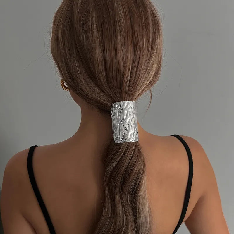 Women's Forged Metal Hair Band (Gold/Silver)