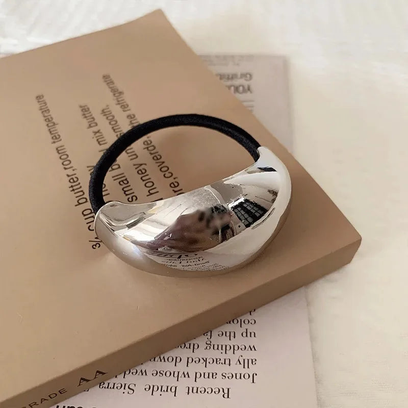 Gold/Silver Bold trendy Hair Tie