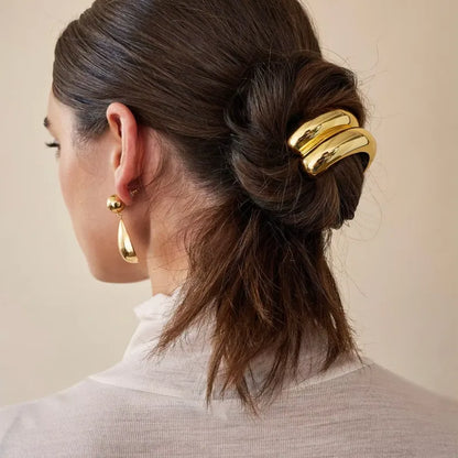 Gold/Silver Plated Doublet Hair Tie