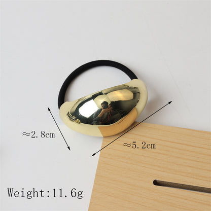 Gold/Silver Bold trendy Hair Tie