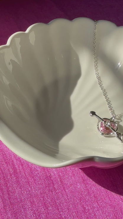 Heart & Arrow Pendant Necklace